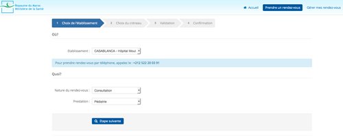 Santé publique. La prise de rendez-vous peut se faire en ligne Santé publique. La prise de rendez-vous peut se faire en ligne