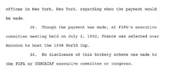 FIFA. Ce que les documents d'accusation américains disent du Maroc FIFA. Ce que les documents d'accusation américains disent du Maroc