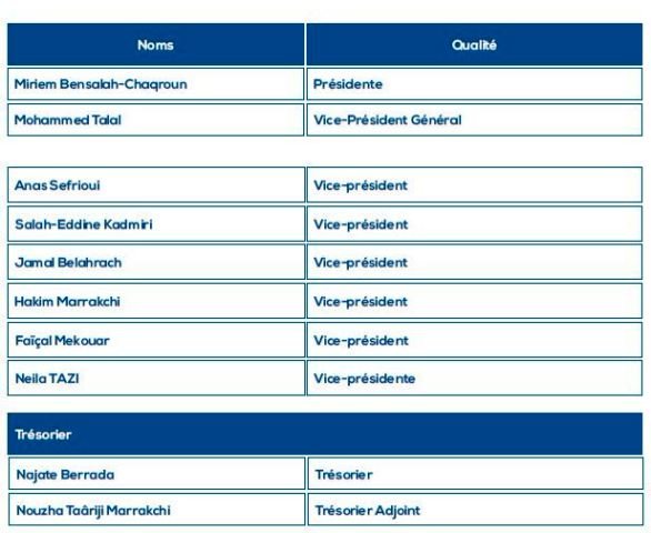 Les nouvelles instances dirigeantes de la CGEM Les nouvelles instances dirigeantes de la CGEM