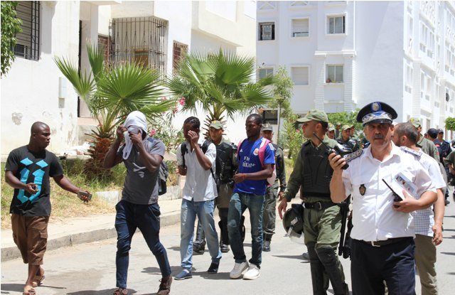 Vaste opération de police à Tanger à l’encontre de ressortissants subsahariens Vaste opération de police à Tanger à l’encontre de ressortissants subsahariens