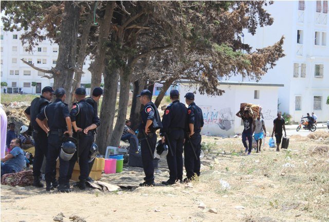 Vaste opération de police à Tanger à l’encontre de ressortissants subsahariens Vaste opération de police à Tanger à l’encontre de ressortissants subsahariens