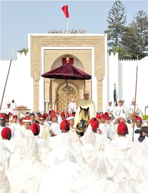 Le Roi Mohammed VI préside la cérémonie d'allégeance Le Roi Mohammed VI préside la cérémonie d'allégeance