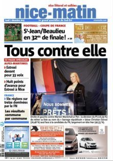 Elections régionales en France: le FN premier parti de France Elections régionales en France: le FN premier parti de France