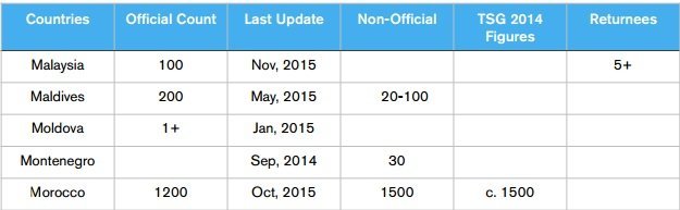 Le nombre de jihadistes marocains rejoignant Da'ech en net ralentissement Le nombre de jihadistes marocains rejoignant Da'ech en net ralentissement