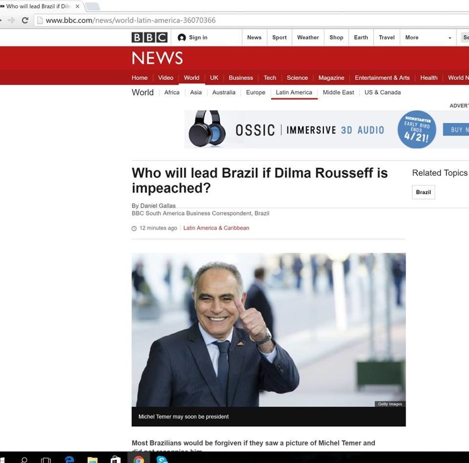 BBC: Mezouar, président du Brésil? BBC: Mezouar, président du Brésil?