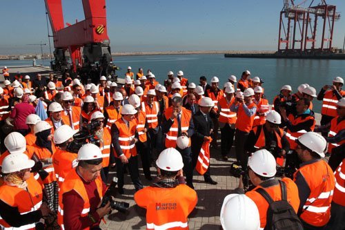 Marsa Maroc: le nouveau terminal à conteneurs achevé à 80% Marsa Maroc: le nouveau terminal à conteneurs achevé à 80%