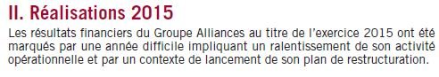 Alliances: la perte de l'exercice 2015 a atteint 1,8 milliard de DH Alliances: la perte de l'exercice 2015 a atteint 1,8 milliard de DH