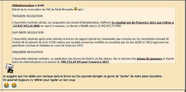 Fenie Brossette distribue des jetons de présence malgré les pertes Fenie Brossette distribue des jetons de présence malgré les pertes