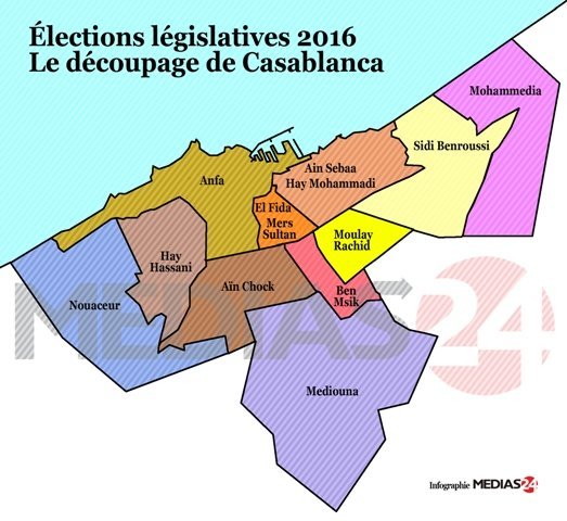 Législatives 2016. Voici la première simulation des résultats de Casablanca Législatives 2016. Voici la première simulation des résultats de Casablanca