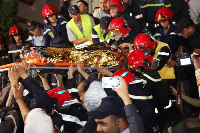 Effondrement d'immeuble à Casa: aucun espoir de retrouver de nouveaux survivants Effondrement d'immeuble à Casa: aucun espoir de retrouver de nouveaux survivants