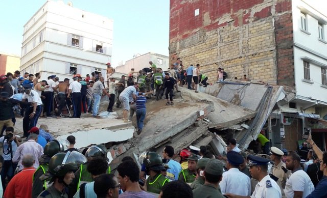 Effondrement d'immeuble à Casa: aucun espoir de retrouver de nouveaux survivants Effondrement d'immeuble à Casa: aucun espoir de retrouver de nouveaux survivants