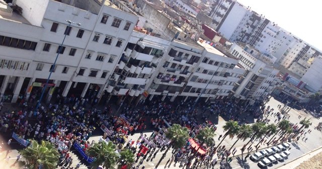 Manif anti-Benkirane à Casa Manif anti-Benkirane à Casa