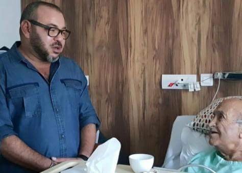Le Roi Mohammed VI rend visite à Abderrahmane Youssoufi, hospitalisé Le Roi Mohammed VI rend visite à Abderrahmane Youssoufi, hospitalisé