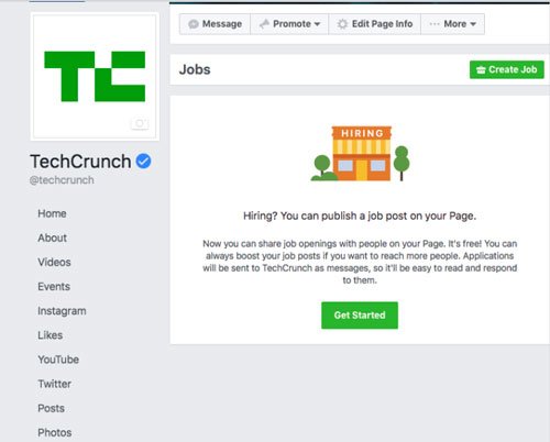 Facebook se lance dans les offres d'emploi Facebook se lance dans les offres d'emploi