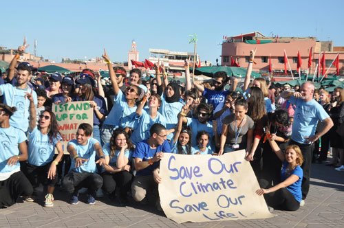 COP22: Marche à Marrakech pour une justice climatique universelle COP22: Marche à Marrakech pour une justice climatique universelle