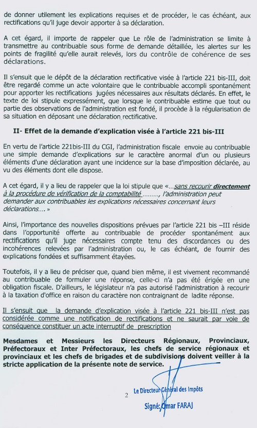 Déclarations rectificatives: l'administration fiscale publie une note rassurante Déclarations rectificatives: l'administration fiscale publie une note rassurante