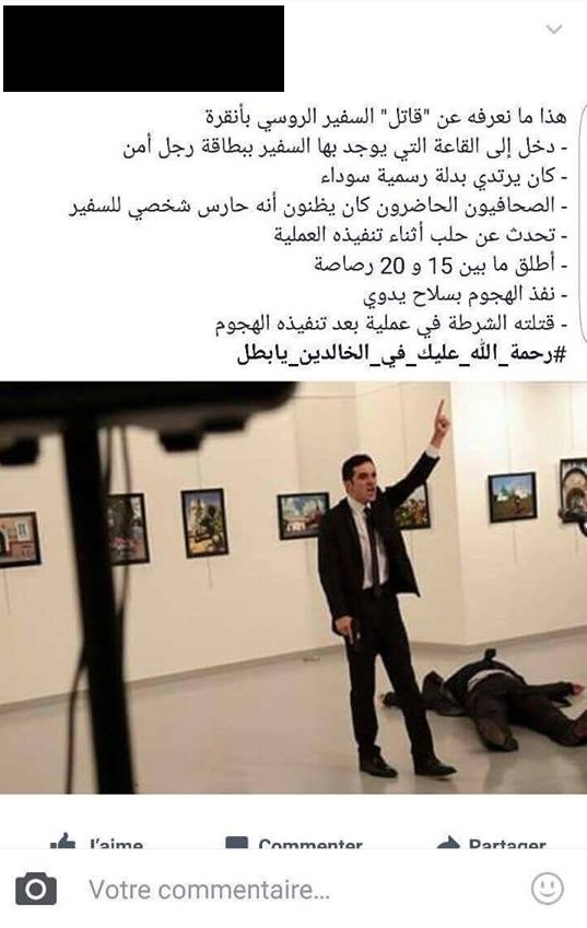 Assassinat de l’ambassadeur russe: le Maroc ouvre une enquête pour “apologie d'actes terroristes” Assassinat de l’ambassadeur russe: le Maroc ouvre une enquête pour “apologie d'actes terroristes”