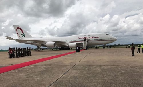 Le Roi Mohammed VI quitte Lusaka au terme d'une visite officielle en Zambie Le Roi Mohammed VI quitte Lusaka au terme d'une visite officielle en Zambie