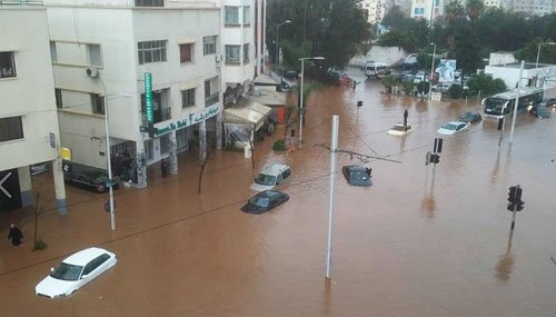 Rabat et Salé noyées sous la pluie Rabat et Salé noyées sous la pluie