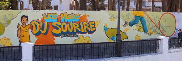Des fresques urbaines pour célébrer le sourire à Casablanca Des fresques urbaines pour célébrer le sourire à Casablanca