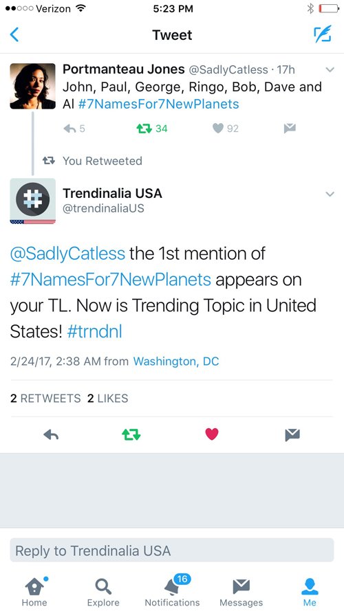 La Nasa vous invite à suggérer des noms aux 7 planètes récemment découvertes La Nasa vous invite à suggérer des noms aux 7 planètes récemment découvertes