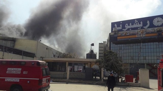 Incendie dans les ateliers Richbond à Casablanca: pas de victimes Incendie dans les ateliers Richbond à Casablanca: pas de victimes