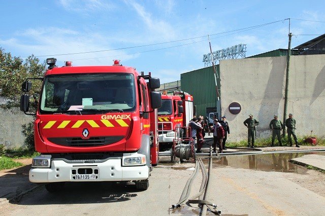 Incendie dans les ateliers Richbond à Casablanca: pas de victimes Incendie dans les ateliers Richbond à Casablanca: pas de victimes
