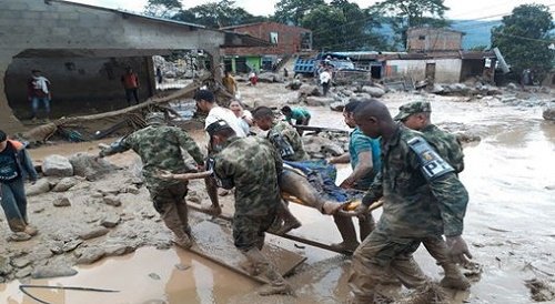 La Colombie en deuil, plus de 200 morts dans une coulée de boue La Colombie en deuil, plus de 200 morts dans une coulée de boue