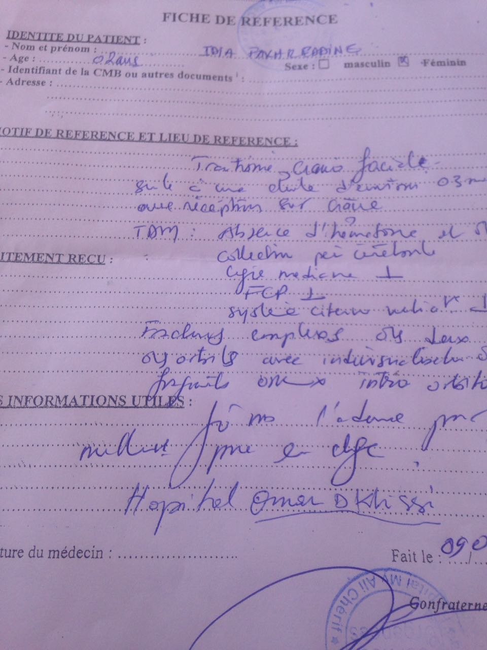 Décès tragique de la petite Idya: Le récit du père de la victime Décès tragique de la petite Idya: Le récit du père de la victime