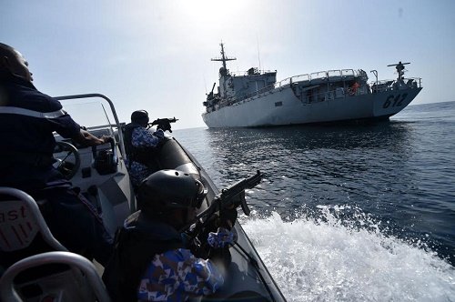 Participation de 31 pays, dont le Maroc, à l'exercice naval “Obangame Express 2017” Participation de 31 pays, dont le Maroc, à l'exercice naval “Obangame Express 2017”