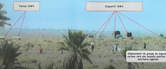 Migrants syriens à la frontière marocaine: des images qui confirment les faits Migrants syriens à la frontière marocaine: des images qui confirment les faits