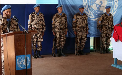 Minusca. Hommage au casque bleu marocain tué à Bangassou (vidéo) Minusca. Hommage au casque bleu marocain tué à Bangassou (vidéo)