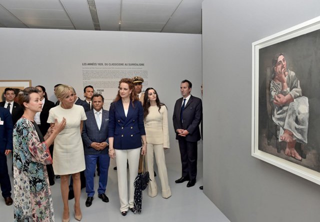 La visite d'Emmanuel Macron en images La visite d'Emmanuel Macron en images