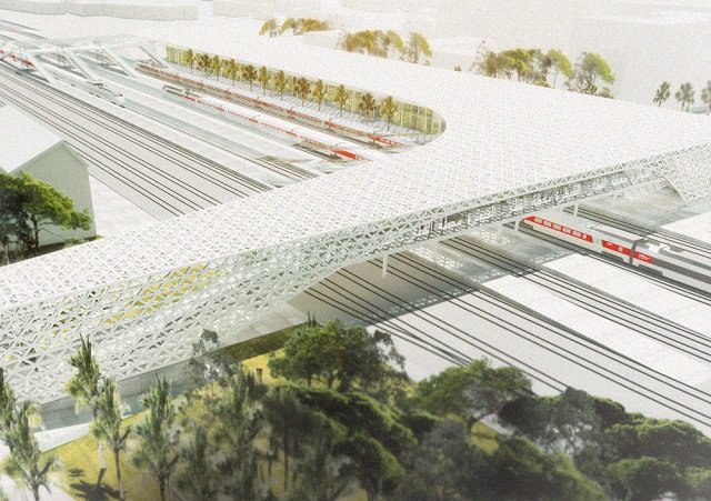 Reportage. Sur le chantier de la nouvelle gare LGV de Kénitra Reportage. Sur le chantier de la nouvelle gare LGV de Kénitra