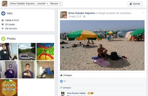 Le profil de Driss Oukabir inondé d'insultes avant d'être désactivé Le profil de Driss Oukabir inondé d'insultes avant d'être désactivé