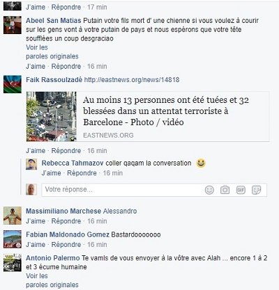 Le profil de Driss Oukabir inondé d'insultes avant d'être désactivé Le profil de Driss Oukabir inondé d'insultes avant d'être désactivé