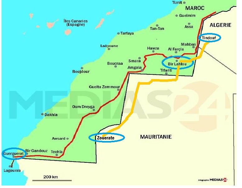 Le vieux rêve d'encercler le Maroc à l'origine de l'intox sur la fermeture de Guergarate Le vieux rêve d'encercler le Maroc à l'origine de l'intox sur la fermeture de Guergarate