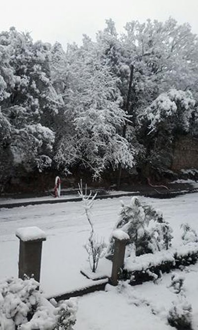 En images, premières neiges à Ifrane et à l'Oukaïmeden En images, premières neiges à Ifrane et à l'Oukaïmeden