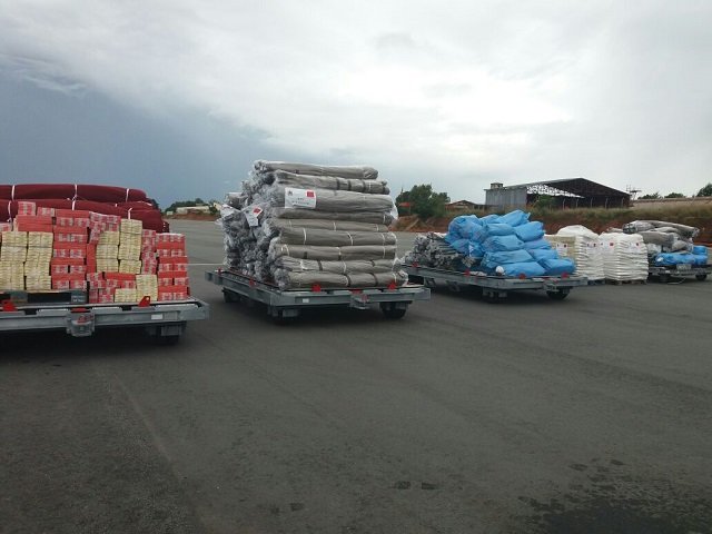 Arrivée à Antananarivo de l’aide humanitaire octroyée à Madagascar sur instructions royales Arrivée à Antananarivo de l’aide humanitaire octroyée à Madagascar sur instructions royales