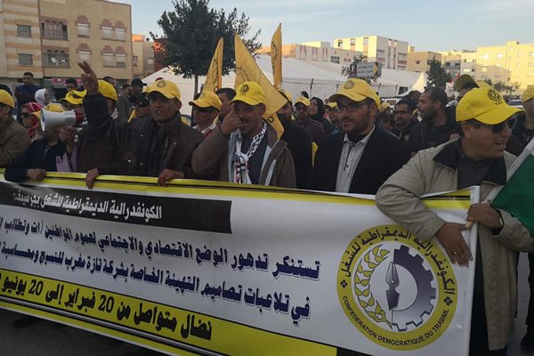 Images. La CDT défile dans plusieurs villes Images. La CDT défile dans plusieurs villes