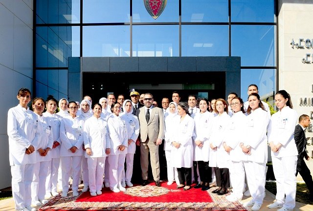 Le Roi inaugure le Centre de radiologie et d'analyses médicales de la DGSN Le Roi inaugure le Centre de radiologie et d'analyses médicales de la DGSN