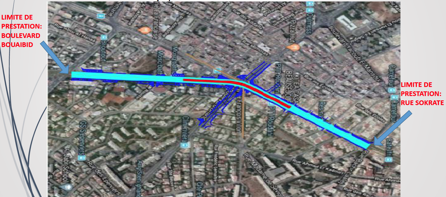 Trémie de Ghandi à Casablanca: les travaux sont à 15% d'avancement Trémie de Ghandi à Casablanca: les travaux sont à 15% d'avancement