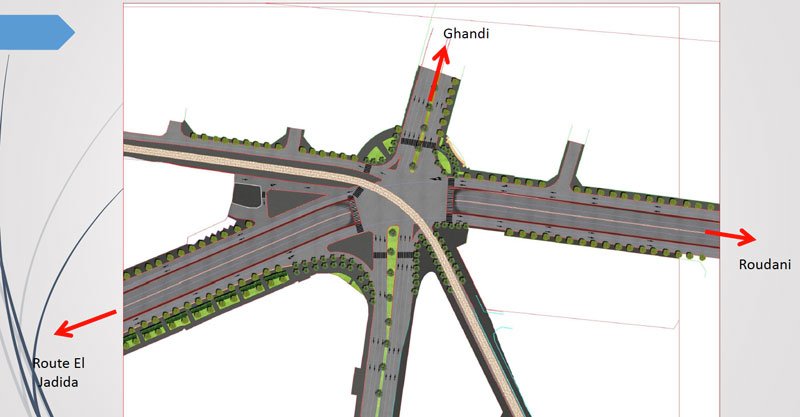 Trémie de Ghandi à Casablanca: les travaux sont à 15% d'avancement Trémie de Ghandi à Casablanca: les travaux sont à 15% d'avancement
