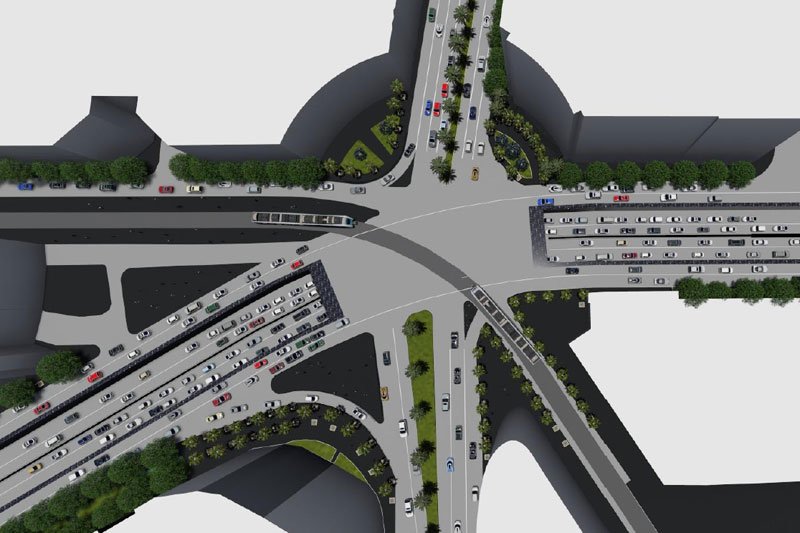 Trémie de Ghandi à Casablanca: les travaux sont à 15% d'avancement Trémie de Ghandi à Casablanca: les travaux sont à 15% d'avancement