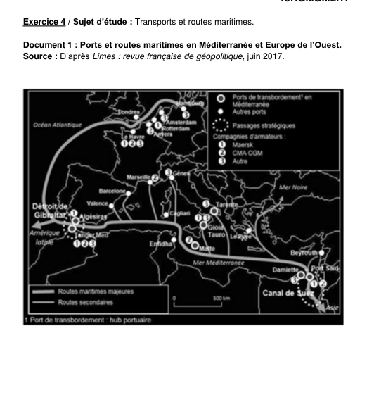 Bac Techno en France: Tanger Med parmi les sujets d'histoire-géographie Bac Techno en France: Tanger Med parmi les sujets d'histoire-géographie