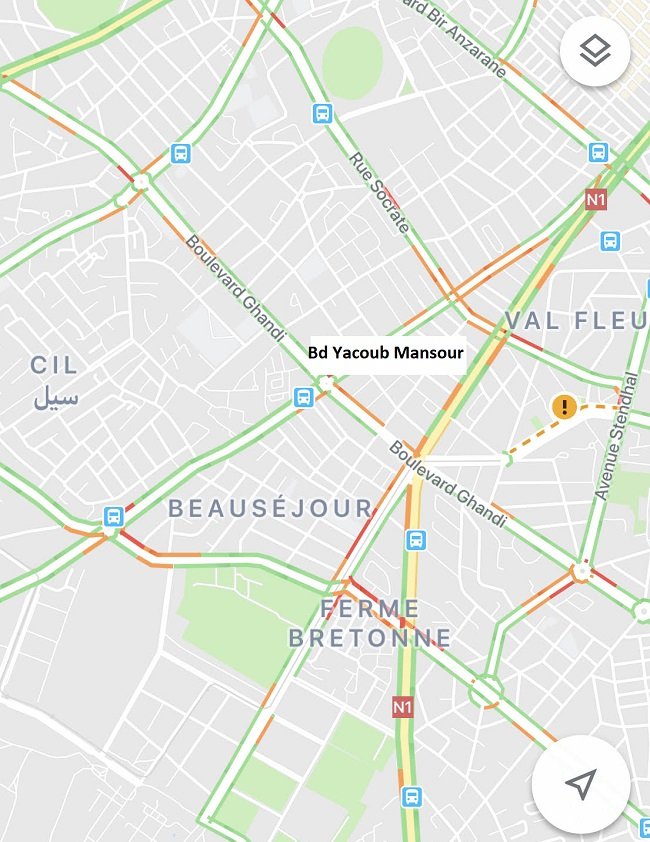 Casablanca: le carrefour Ghandi complètement fermé Casablanca: le carrefour Ghandi complètement fermé