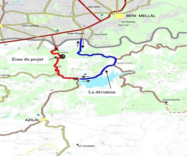 Circulation interrompue entre Bin Elouidan et Afourar, du 6 au 8 août Circulation interrompue entre Bin Elouidan et Afourar, du 6 au 8 août