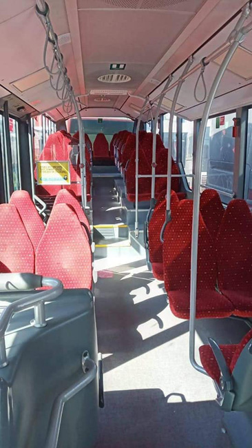 Casablanca: Les bus d'occasion arrivent au dépôt de Mâarif Casablanca: Les bus d'occasion arrivent au dépôt de Mâarif