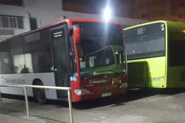 Casablanca: Les bus d'occasion arrivent au dépôt de Mâarif Casablanca: Les bus d'occasion arrivent au dépôt de Mâarif