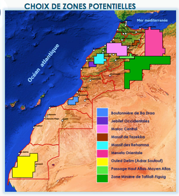 Le Maroc se dote d'un nouveau plan national de la géologie Le Maroc se dote d'un nouveau plan national de la géologie